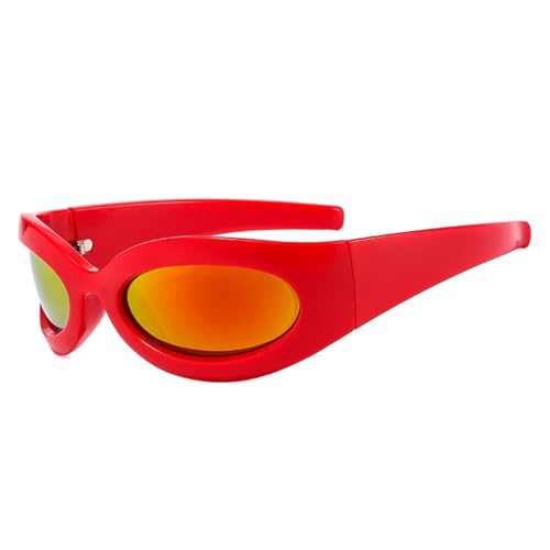 Image of New 2025 Vintage Punk Sports Women Sunglasses Fashion Mirror Goggle Men Sun Glasses Shades Uv400