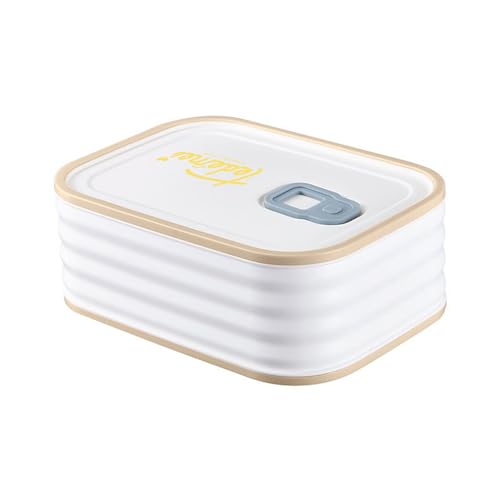 �ٓ��� 1�i �d�؂�t�� 580ml/950ml/1.5L �|���v���s���� �����`�{�b�N�X �t���b�V�������`�{�b�N�X �R�ەٓ��� ��e�ʕٓ��� �`�R��h�~ �ӂ��萷��� �ۑ��e�� ���e�� ������� (�C�G���[, 1.5L)