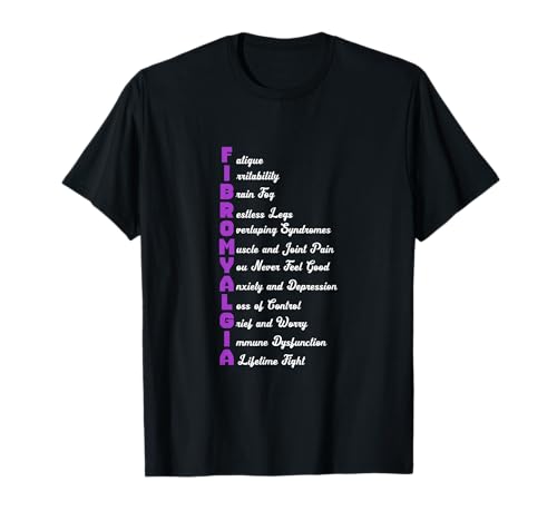 Fibromyalgia Meaning Chronic Pain Fibro Awareness T-Shirt
