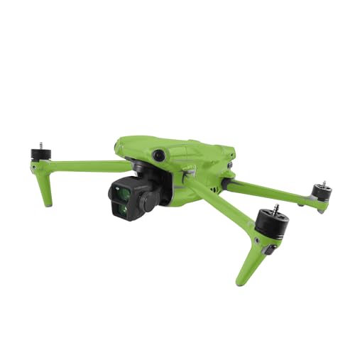 Image of MightySkins Skin Compatible with DJI Air 3 - Solid Lime Green | Protective, Durable, and Unique Vinyl Decal wrap Cover | Easy to Apply, Remove, and Change Style