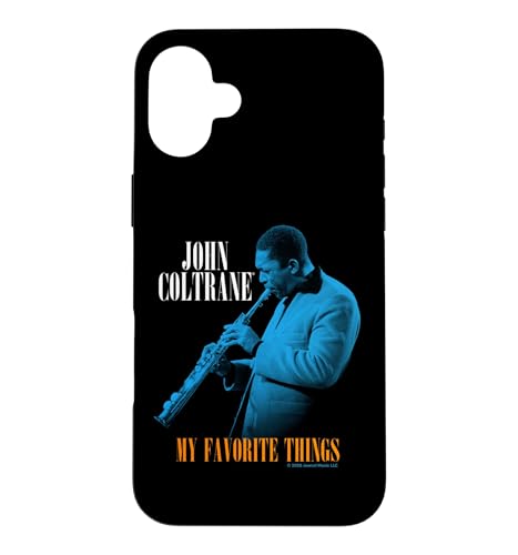 John Coltrane My Favorite Things �u���[ �ʐ^ �X�}�z�P�[�X iPhone 16 Plus �p