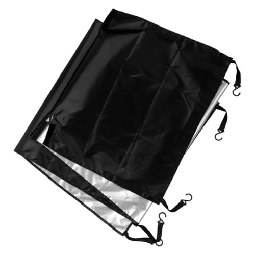 Funda de invierno para ciclomotor HEMOTON en tela Oxford impermeable negra exterior