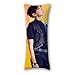 Mercancía BTS BTS Almohada de sueño de cuerpo completo, PÁGINAS Llena extra, Jimin V Suga Jungkook Cojín de peluche de peluche, for un cojín de sofá de sala de estar y dormitorio - cremallera invisibl