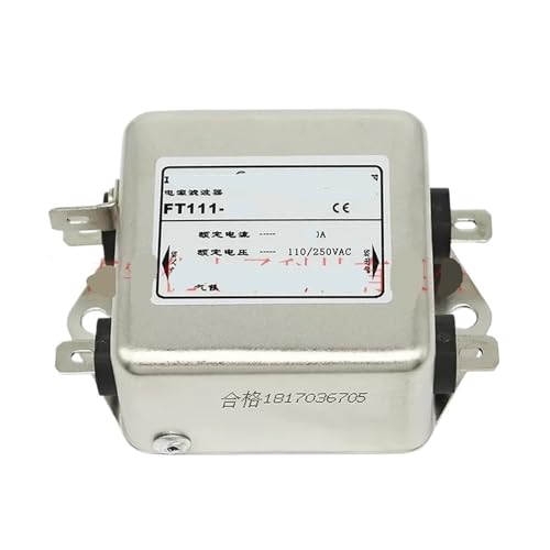Filtro de potencia monofásico CA 220V FT111-6 6A purificador antiinterferencias red