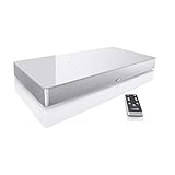 Lieferumfang:Fernbedienung Canton 03562 DM-75 Lack seidenmatt Soundbar mit Glasplatte Silber
