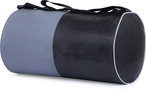 Faux Leather 40 Cms Duffle Bag(30_ Grey)