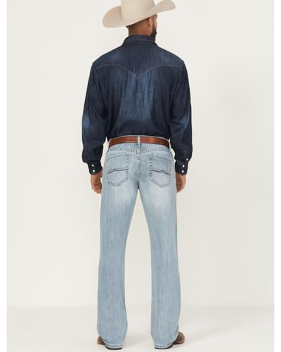 Cinch Western Jeans Men Ian Bootcut Slim Light Wash MB310360013