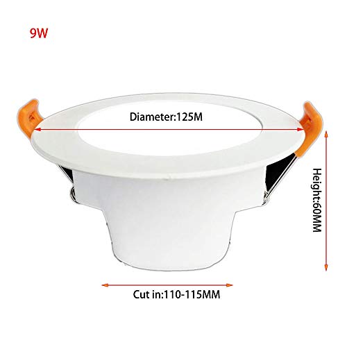 Downlight encastrable LED ultra-thin 7W plafonnier basse consommation - 8