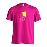 [アートワークスコウベ] サッカー Tシャツ 半袖 練習着 ドライ イエローカード ユニセックス L トロピカルピンク