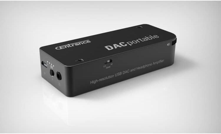 DACportable Rechargeable USB 32bit/384kHz DSD DAC/ClassA Headphone Amp