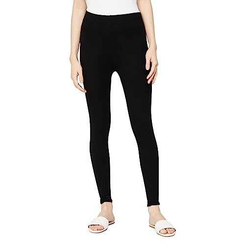 Image of Melange by Lifestyle Women Black Legging