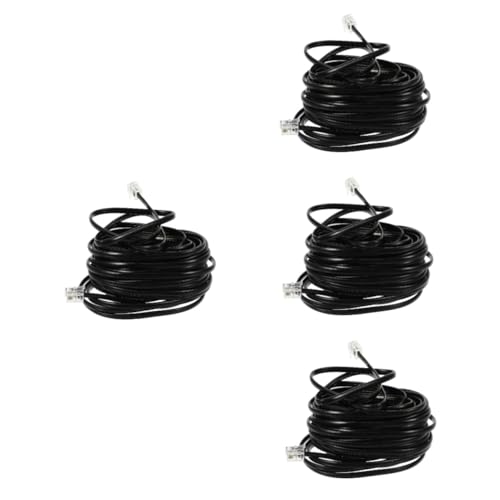 Câble téléphonique pour récepteur fixe NUOBESTY RJ11 de 4 pièces