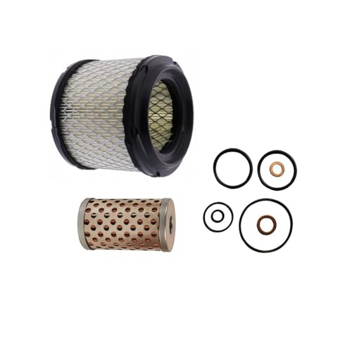 573139 Air Filter With Crush Washers & O-rings Compatible With Royal Enfield B5 C5 Gt 535 Models 2009-2021