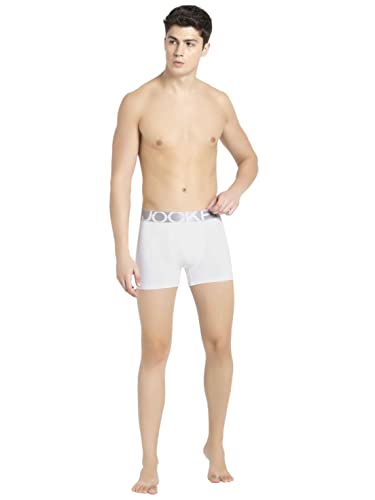 Image of Jockey IC28 Men's Tactel Microfiber Elastane Stretch Solid Trunk with Moisture Move Treatment