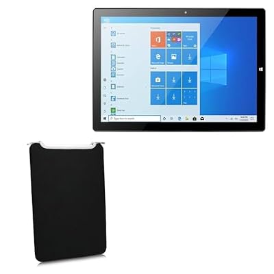 BoxWave Case Compatible with PiPO W12 - SlipSuit, Soft Slim Neoprene Pouch Protective Case Cover - Jet Black