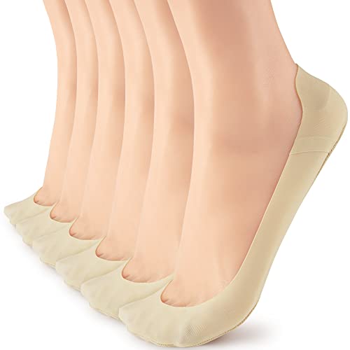 Image of No Show Socks Womens Liner Ultra Low Cut Non Slip Invisible Socks for Flats