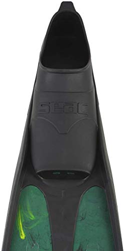 Seac P.0710024200506A_Eo Talent Italian Design Long Blade Fin For Spearfishing And Freediving Fins, Green Camo - 47/48, 12.5-13.5 #TOP6