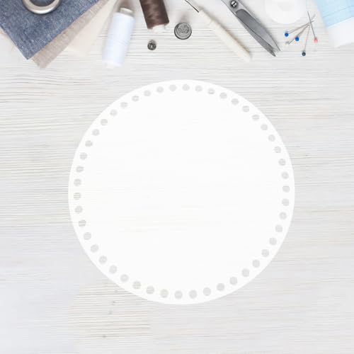 Fond rond acrylique transparent 2mm robuste et stable de 18 cm pour paquet crochet - 7