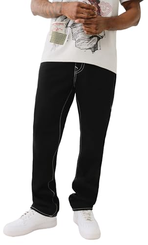 True Religion Men's Ricky Single Needle Flap Sashiko BK Pocket 1/2