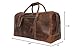 Handmade Leather Carry On Bag - Airplane Underseat Travel Duffel Bags By Rustic Town (Mulberry) Medium