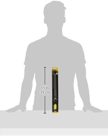 STANLEY File Set, Mill Bastard File, Single Cut with Handle, 8-Inch (21-106)