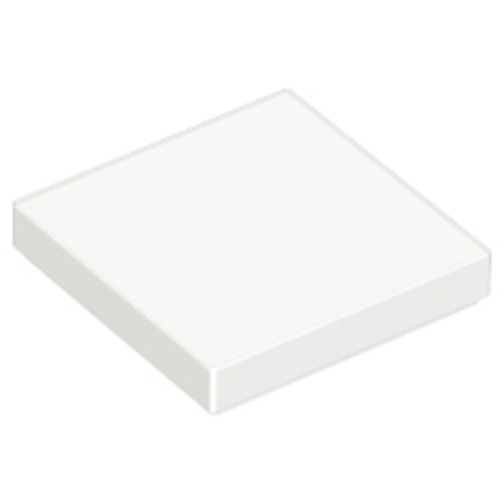 LEGO Tile 2x2, Part Number 3068 (White, 10, Bricks) — image 1