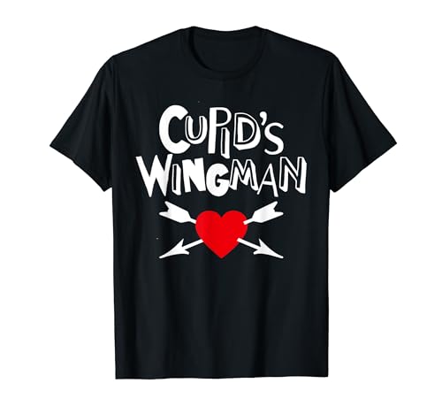 amor Primer Día de San Valentín Cupido Wingman Toddler Meme Designe Camiseta