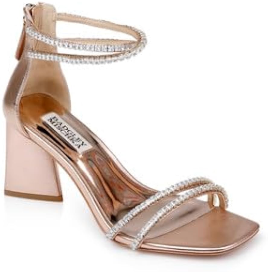 (取寄) バッジェリーミシュカ レディース リリー Badgley Mischka women Badgley Mischka Lillie Black Amazon.com | Badgley Mischka Women's Lillie Heeled Sandal, Black