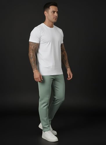 Image of ENDEAVOUR WEAR Men's Warm Fleece Straight Fit Trackpants