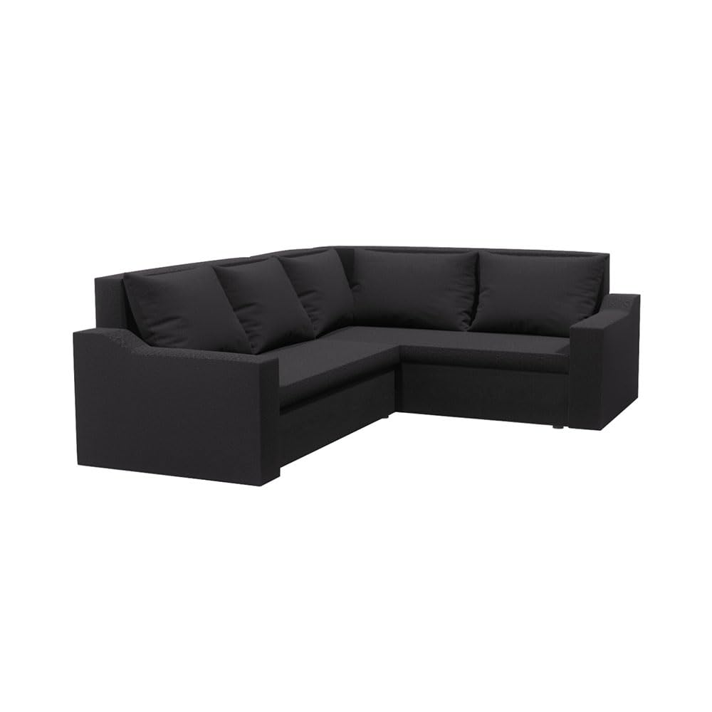 24 Ecksofa 220x180cm Graphit Wohnzimmer Couch Schlafsofa Modern