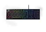 The Razer opto-mechanical switch; gaming keyboard with actuation at the speed of light