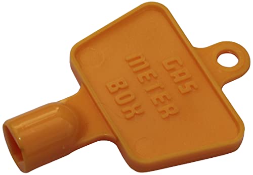Yellow Plastic Gas Meter Box Key - Spare Gas Meter Box Key