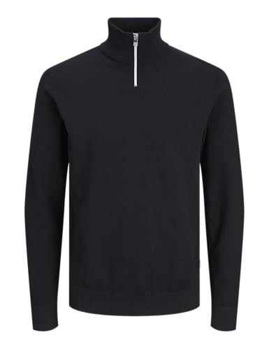 Knit Half Zip Jrebcallum pull homme col camionneur tricot chaud manches longues mode automne