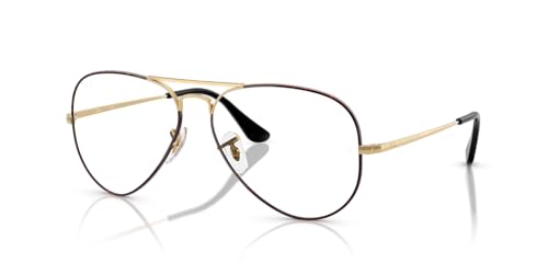 Image of Ray-Ban Unisex Rx6489 Aviator Aviator Prescription Eyeglass Frames