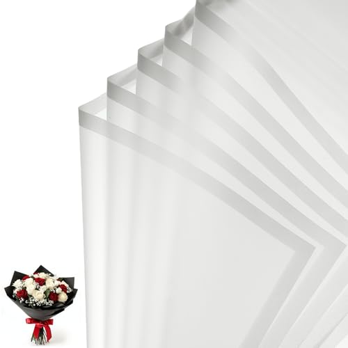 Papier d'emballage pour fleurs givré anti-déchirure PATIKIL pour emballer des bouquets humides