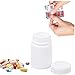 DECOMELODY 30Pcs Portable Capsule Containers Moistproof Pill Holders for Vitamins Medicine Solid Storage Bottles for Travel Daily Use Durable and Secure