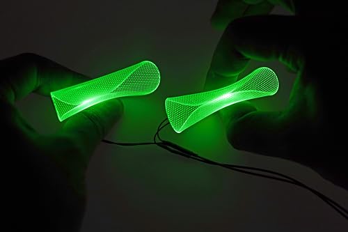 Image of [ Round ] Green Star-Lord Decorations led Light Flexible Helmet Lights Cosplay DIY kit RGB Superhero for Men Gifts