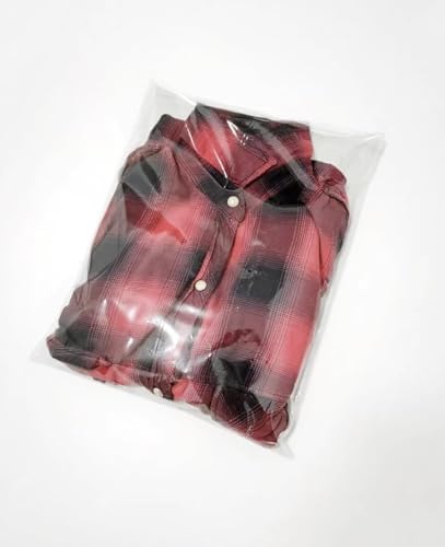 10x13 Inch Shirt Bags,Clear Cellophane Cello Bags Plastic Sleeves-48 Pcs image 4