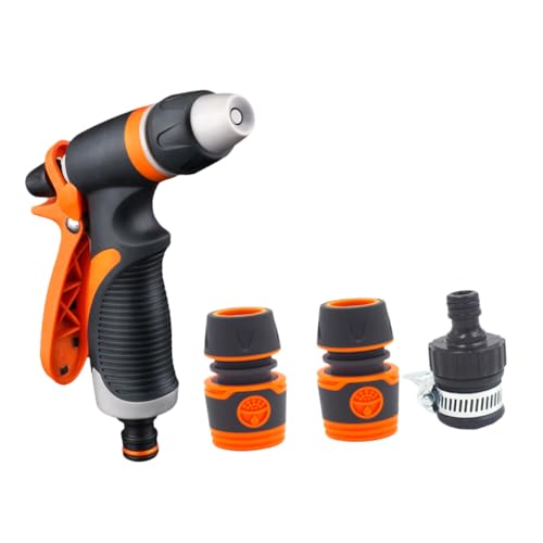 IWOWHERO 便携式多機能ガーデンスプレー 軽量素材 耐久性高く滑り止め設計 水やり洗車ペットケア対応 ガーデニング用散水ノズル付き