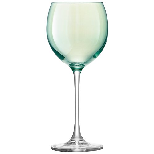 Lsa International Pastel Polka Wine Glass (4 Pack), 13.5 Fl. Oz., Assorted #TOP3