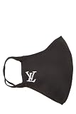 Louis Vuitton, Pre-Loved Black Logo Mask, Black