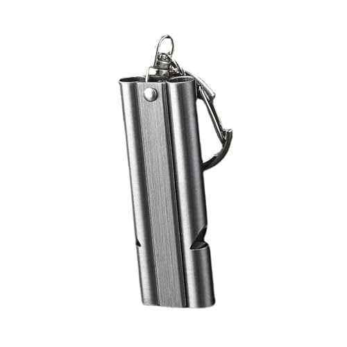 Silbato GANAZONO de acero inoxidable para entrenamiento y emergencias