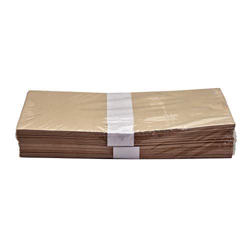 Image of Cubic 10.5 inch X 4.5 inch Brown Cheque Envelopes | Pack of 200 | Durable & Versatile Envelopes for Secure Mailing, Office Use, Banking, and Document Storage