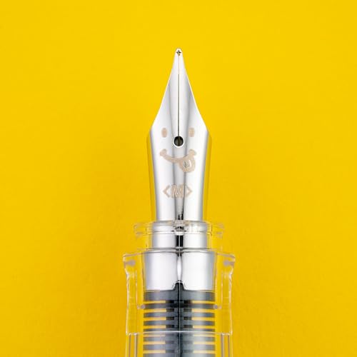 Image of PILOT Kakuno Fountain Pen, Clear Barrel, Extra Fine Nib, 0.3mm, Kakuno Fountain Pen Extra Fine (Pack of 2)