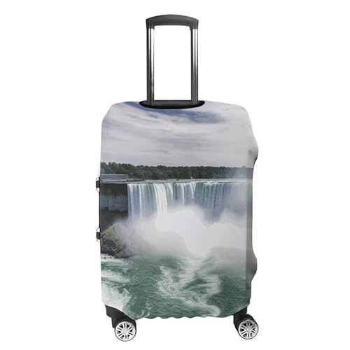 Niagara Falls Luggage Cover, Washable Elastic Suitcase Cover Protector Fit 18-32 Inch Luggage4