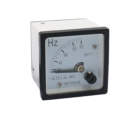Jauge de fréquence AC 380V avec pointeur ultra précis pour mesure stable 55-65Hz
