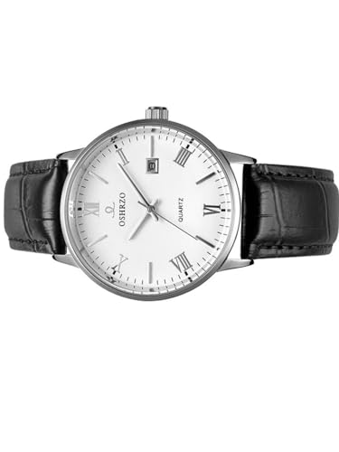 Image of Men's Mechanical Automatic Watch - Leather Strap, Waterproof, Classic Casual Wristwatch