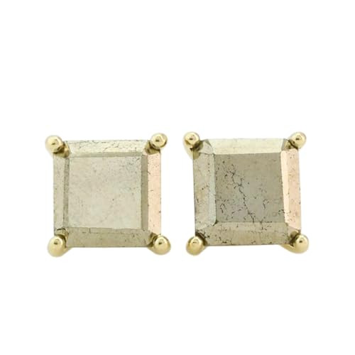 Boucles d'oreilles pyrite naturelle argent pour un style working girl chic