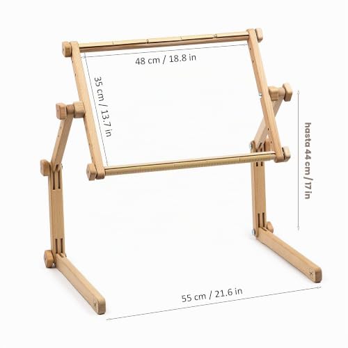 Bastidor para bordar con pie y soporte de marco de bordado ajustable Needlework 3