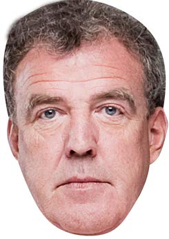 FoxyPrinting Jeremy Clarkson Celebrity Cardboard Party Face Mask Fancy Dress
